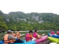 Kayaking in Thailand.